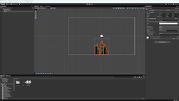 City background inside the Unity scene